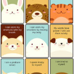 55 Powerful Mindful Affirmations for Kids Printable Cards