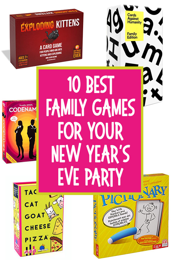 Best Family Games for you New Years Eve Party