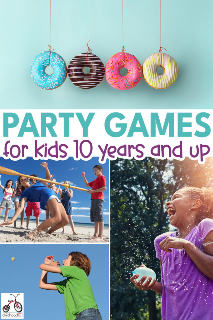 Party games for 10 year olds and up