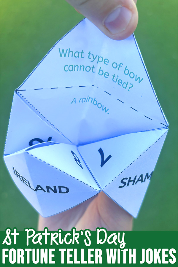 St Patricks Day Fortune Teller with Jokes